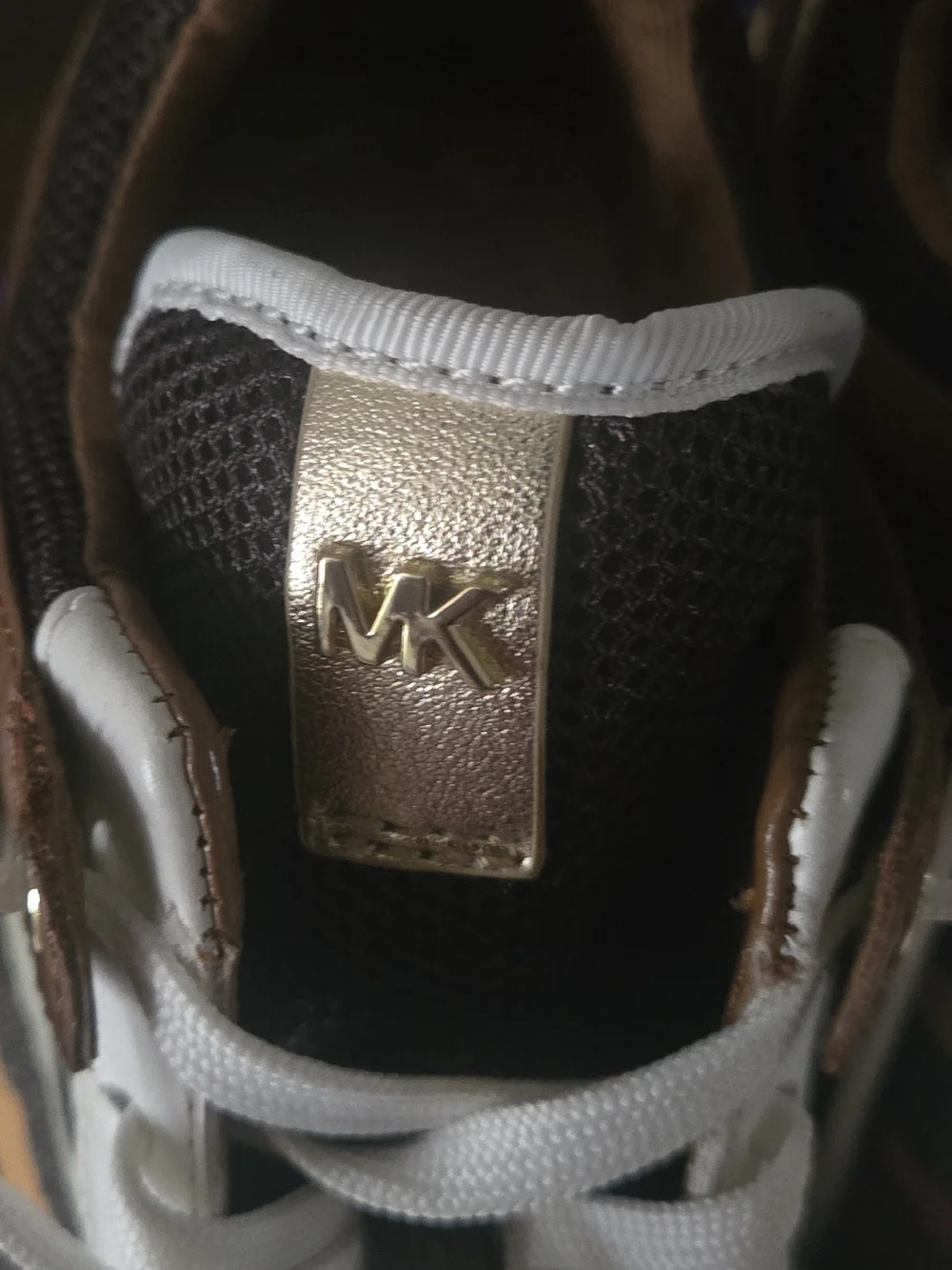 Michael Kors Brown Multicolor Platform Sneaker